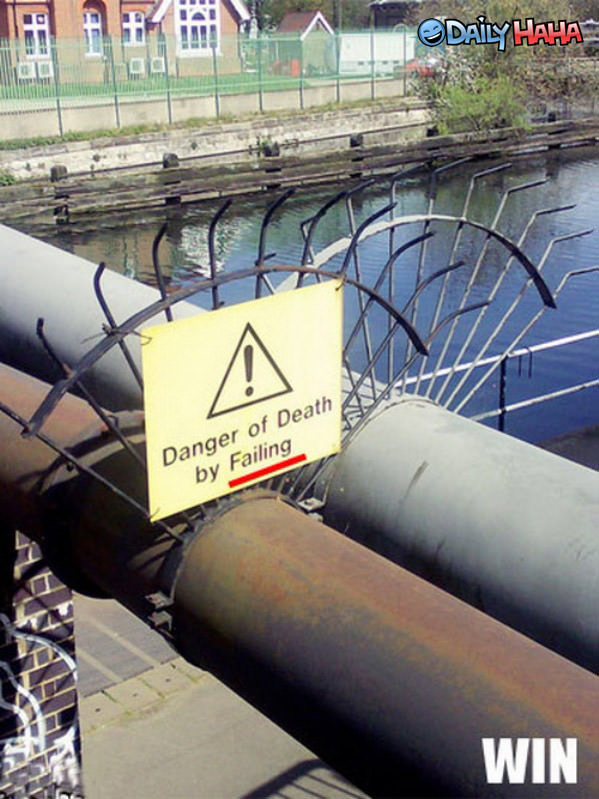 Death by Falling funny picture