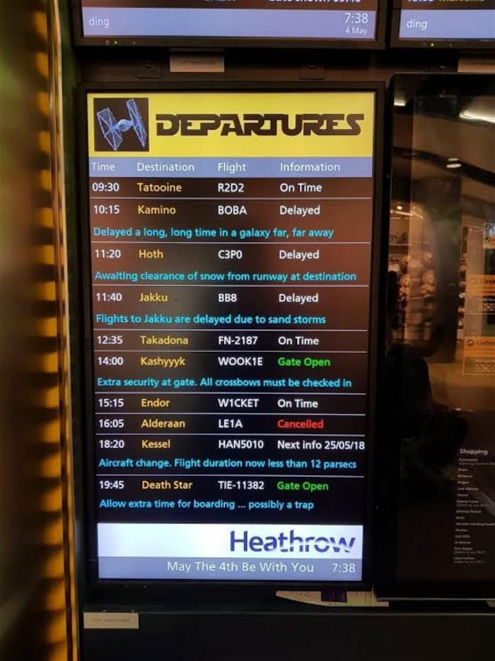 departures