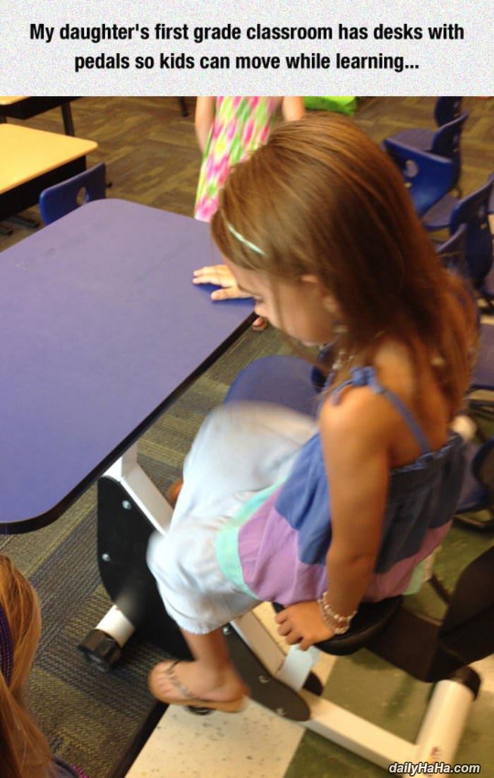 desk with pedals funny picture