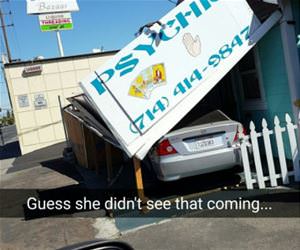 didnt see that coming funny picture