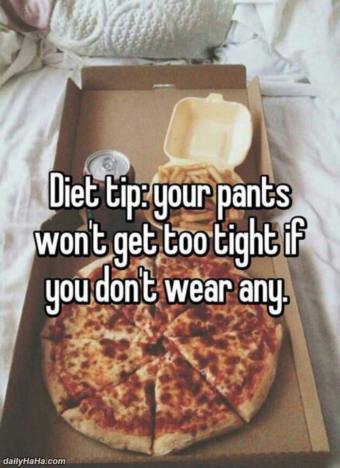 diet tip funny picture