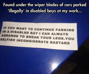 Disabled Parking funny picture