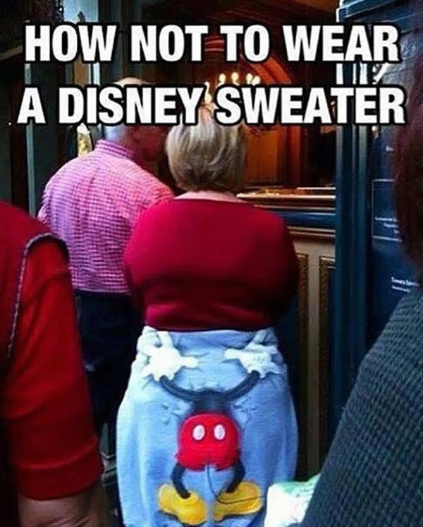 Disney Sweater funny picture