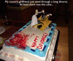 divorce cake funny picture