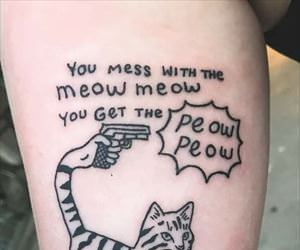do not mess with the meow meow