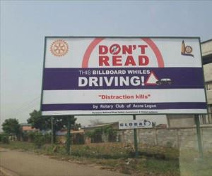 do not read while driving