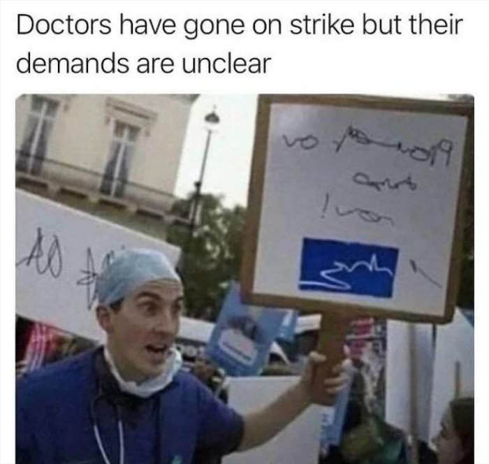 doctors are on strike