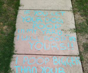 does not like dog poop