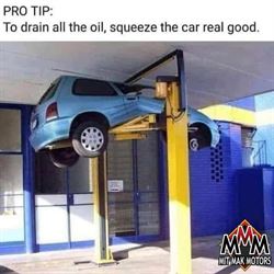 drain it good