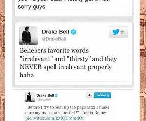 Drake VS Bieber Fans funny picture