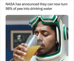 drinking water