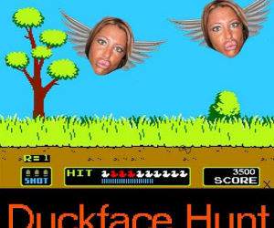 Duckface Hunt funny picture