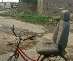 dude is riding dirty