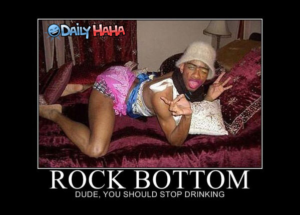 Strange Rock Bottom funny picture