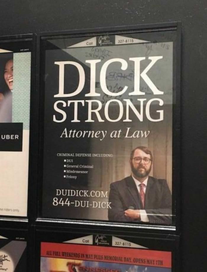 dui dick at your service funny picture