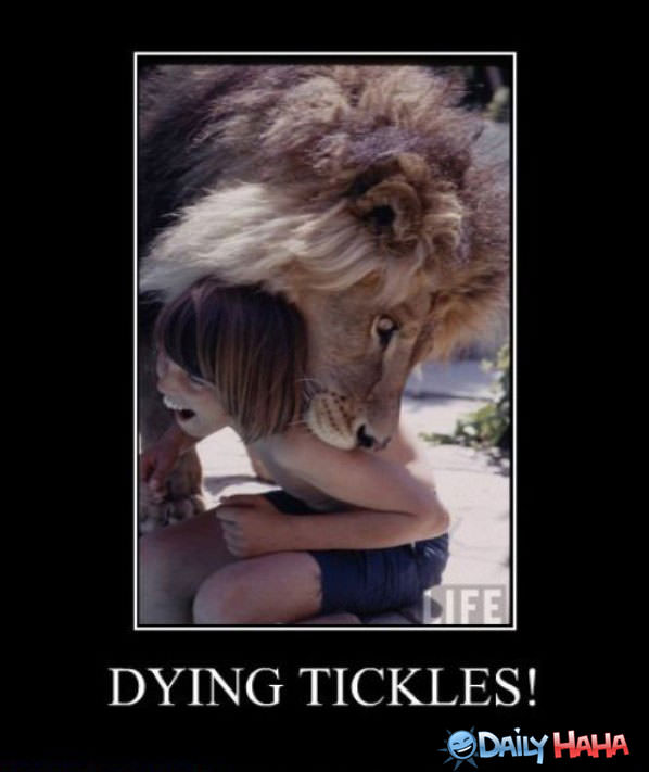 Dying Tickles funny picture