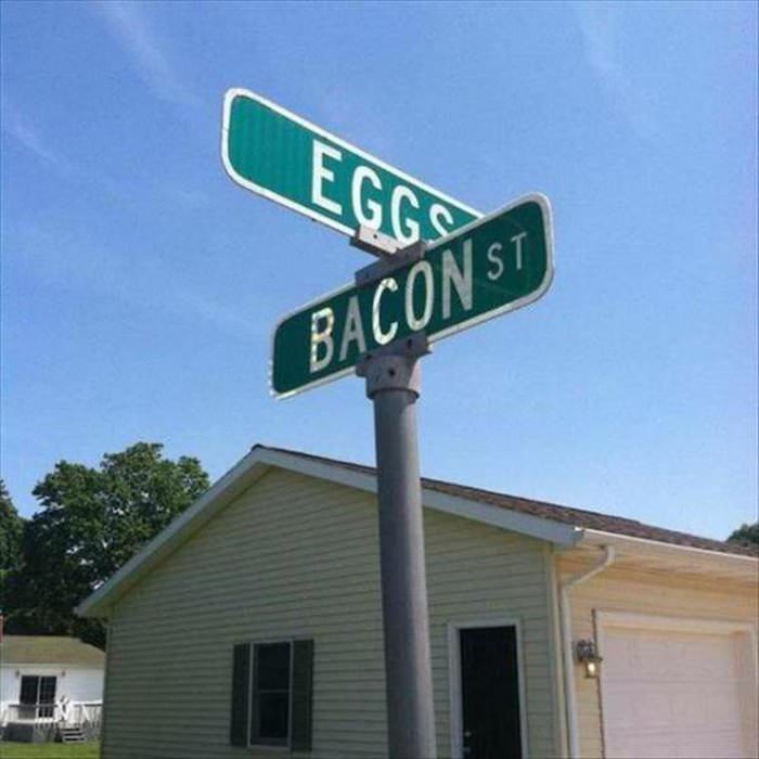 eggs and bacon streets