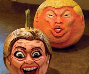 election pumpkins funny picture