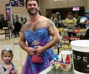 embarrassed to wear her costume funny picture