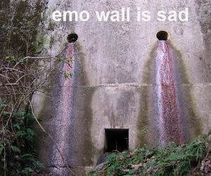 Emo Wall is Sad