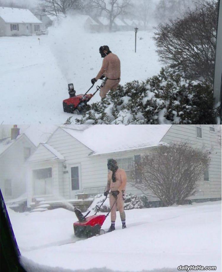 epic snowblowing funny picture