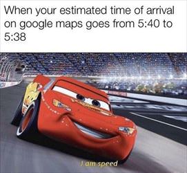 estimated time changes