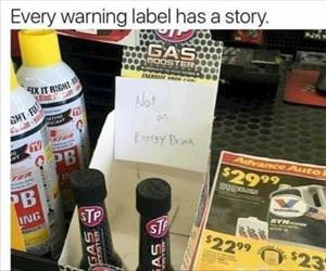 every warning label