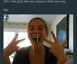 every girl is unique in her own way funny picture