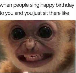 everyone singing happy birthday