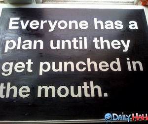 Everyone Has a Plan funny picture