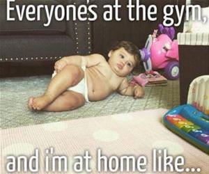 everyones at the gym funny picture
