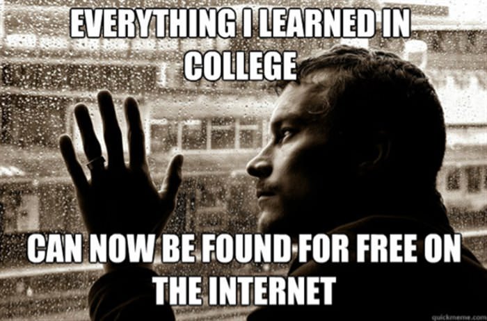 everything i learned in college