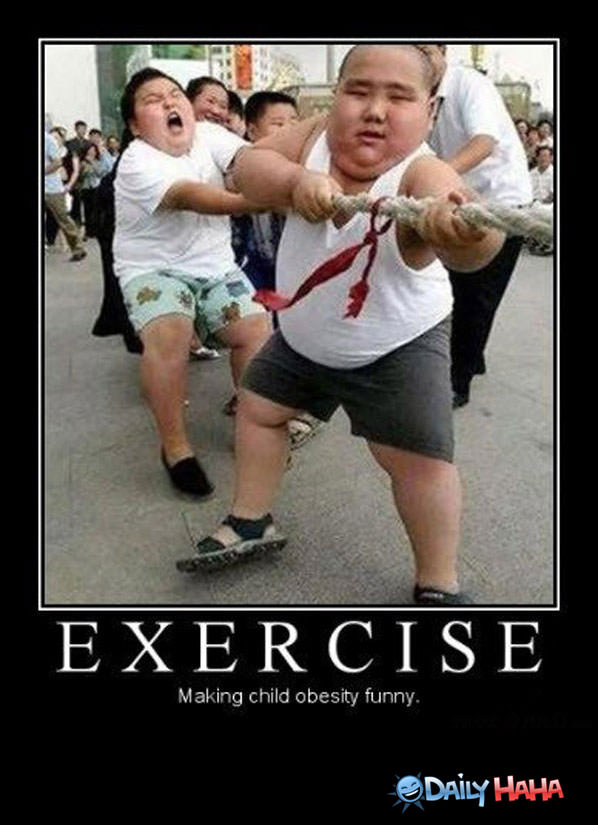 Exercise funny picture