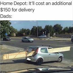 extra for delivery