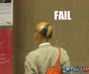 Hair Fail funny picture