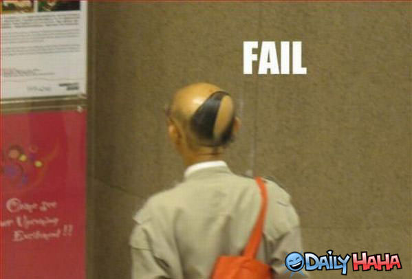 Hair Fail funny picture