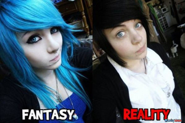 Fantasy VS Reality funny picture