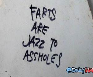 Farts are Jazz funny picture