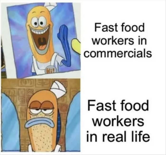 fast food commercials