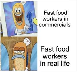 fast food commercials