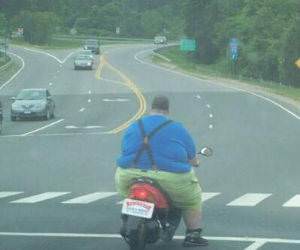 Fatty Moped Man