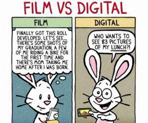Film VS Digital funny picture
