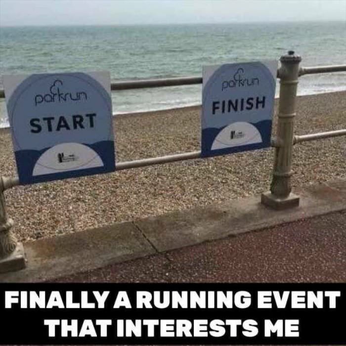 finally a running event