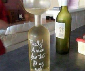 finally a wine glass funny picture