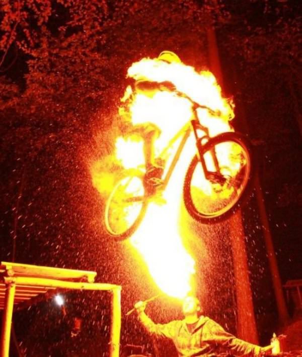 Fire Jump funny picture