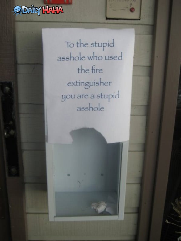 Fire Extinguisher Jerk funny picture