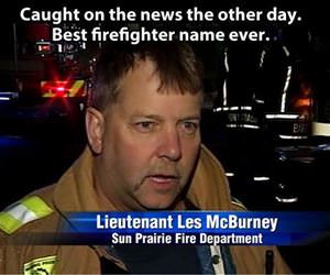 firefighter name funny picture