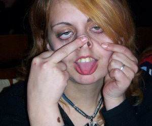 Flip off Face