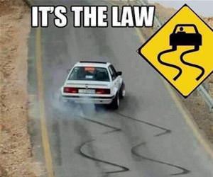 following the law funny picture