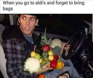 forgot to bring bags